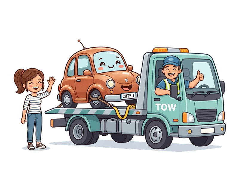 Step 3: We Collect — Our flatbed comes to you anywhere in South Croydon. Typically within 24–48 hours. Driveway, garage, or street — we'll find you.